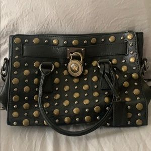 Michael Kors studded leather bag
